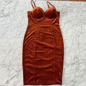 Entry Corset Velvet Sexy Mini Dress Size Large